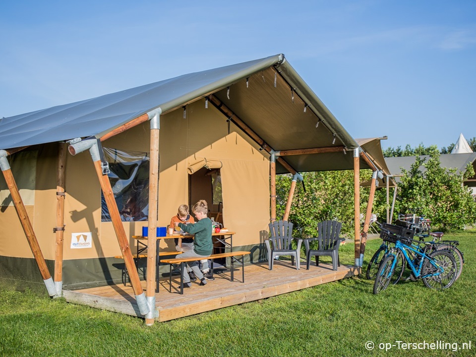 Safaritent Halfweg, Camping auf Terschelling